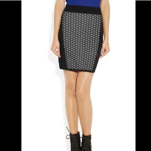 Rag & Bone Womens Datia Kont Full Back Zip Skirt